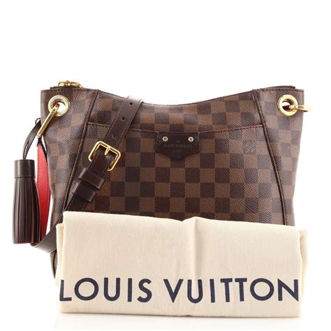 Louis Vuitton South Bank Besace Shoulder Bag Brown Canvas 